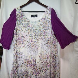 Nina Leonard Women's Full Length Dress Size 3X